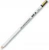 A white pencil with gold and black accents, lying diagonally on a white background. Podgląd zdjęcia produktu