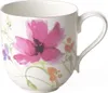 A white ceramic mug with a floral watercolor design. Podgląd zdjęcia produktu
