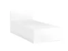A white bed frame with a mattress on a white background. Náhled obrázku produktu