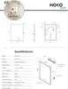 HOKO Badspiegel 50x70/70x50 cm mit Metall Rahmen Produktbild-Vorschau 8
