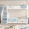 Letto a castello Sweiko per bambini 90x200 cm, con motivi Anteprima dell’immagine prodotto 1
