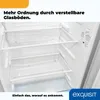 Exquisit Vollraumkühlschrank KS85-V-091E grau | 75 l Produktbild-Vorschau 8