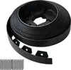 Relaxdays Rasenkante, 10 m x 5 cm, Kunststoff, flexible Produktbild-Vorschau 1