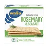 A box of Wasa Delicate Crisp Rosemary & Sea Salt crackers. Produktbild-Vorschau