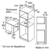 Bosch Serie 6 BFL524MS0 Microonde Solo da incasso 20l 800W Anteprima dell’immagine prodotto 11