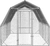 vidaXL Kurnik z dachem 2,5x4x2,25 m Stal ocynkowana Podgląd zdjęcia produktu 2