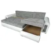 Relax-Ecksofa mit Schlaffunktion und Bettkasten in grau und Produktbild-Vorschau 6