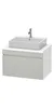 Konsolenunterschrank DURASTYLE 512x800x548mm betongrau Produktbild-Vorschau 1