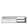 TV-meubel in lichtgrijs (120 x 42,1 x 31,8 cm) Productafbeelding-voorbeeld 2
