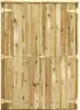 A close-up view of a wooden garden shed door. Náhled obrázku produktu