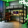 okwish Hochbett 90×200 mit Euro-Steckdosen und LED, Produktbild-Vorschau 1