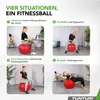Tunturi Anti Burst Fitnessball mit Pumpe - Yoga-Ball 75 cm Produktbild-Vorschau 3