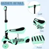 2-in-1 Kinder Roller Scooter mit Abnehmbarem Sitz Produktbild-Vorschau 2
