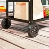 Outsunny Grillwagen 3-Etagen Servierwagen mit Arbeitsfläche Produktbild-Vorschau 9