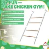TRMLBE Perchoir pour poules 4 niveaux Grand support pour Voir les images du produit 4