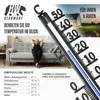 An advertisement for a BEARWARE thermometer, showing recommended temperature ranges for different rooms and a thermometer itself. Anteprima dell’immagine prodotto