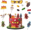 Sweetfanaberia | Dekoracja tortu Lego Ninjago 15 sztuk - 2D Podgląd zdjęcia produktu 2