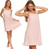 Musselin Nachthemd mit Rüschen, Damen Pyjama, Rosa MORAJ L Produktbild-Vorschau 15
