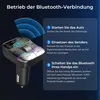 Bluetooth FM Transmitter,KFZ Bluetooth Adapter,Auto Radio Produktbild-Vorschau 9
