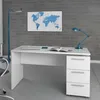 Schreibtisch mit 3-Schubladen-Container B138 cm Produktbild-Vorschau 2