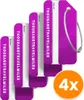 Aluminium Kofferanhänger Set 4 Stück – Gepäckanhänger mit Produktbild-Vorschau 1