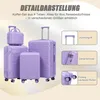 Ensemble de valises rigides ABS, composé de 4 pièces, idéal Voir les images du produit 9