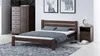 Einzelbett Holzbett aus Massivholz Kiefer, mit stabiler Produktbild-Vorschau 2