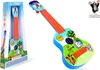 A product image showing a toy guitar in its packaging and a separate image of the guitar itself, with a cartoon character logo in the corner. Produktbild-Vorschau