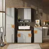 Mobile sottolavabo per bagno Vicco Eden Grigio 70 x 64.5 cm Anteprima dell’immagine prodotto 7