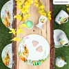 6x Wielkanocna radość talerz na ciasto Ø19,4cm porcelana 6 Podgląd zdjęcia produktu 5