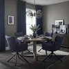 ML-Design Esszimmerstühle drehbar 4er Set Dunkelblau Produktbild-Vorschau 10