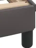 Bettgestell mit Kopfteil Grau 80x200 cm Kunstleder 373081 Produktbild-Vorschau 7