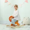 AIYAPLAY Drewniany konik na biegunach, bujak dla dzieci z Podgląd zdjęcia produktu 2
