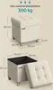 SONGMICS Sitzhocker, 37L, klappbare Sitztruhe, Produktbild-Vorschau 7