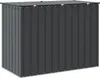 Úložná krabica do záhrady Čierna 151,5 x 82 x 110,5 cm Oceľ Náhľad obrázku produktu 9