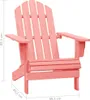 vidaXL Adirondack-Gartenstuhl Massivholz Tanne Rosa Produktbild-Vorschau 5