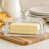 Butterdose aus Glas 17×10,5×10 cm mit Deckel – elegante Produktbild-Vorschau 5