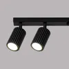 Spot KARBON czarny 6xGU10x10W aluminium wym:16,5x117x6,5cm Podgląd zdjęcia produktu 6