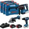 Bosch Profi Set GBH 22+ GSR 65+ GWS 8 Professional blau 2x Náhled obrázku produktu 1