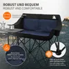 ECD Germany Campingstuhl faltbar für 2 Personen Blau Produktbild-Vorschau 5