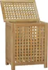 vidaXL Wäschebehälter 50x35x60 cm Massivholz Teak Produktbild-Vorschau 1