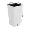 Fioriera FURU Quadrato Balconiera Fioriera Bianco 26,6 L Anteprima dell’immagine prodotto 2