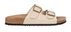 Ciabatte Donna Heyo in Sughero Profilate con Fibbia Beige Anteprima dell’immagine prodotto 2