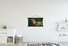 MuchoWow® Textilposter Schmetterlinge - Blume - Natur 90x45 Produktbild-Vorschau 2