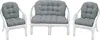 AMPO Cuscino per set Bahama in rattan, sedia in rattan, Anteprima dell’immagine prodotto 5