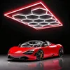 11er-Pack Hexagon LED Deckenleuchte mit Rahmen, 500W LED Produktbild-Vorschau 1
