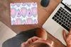 MuchoWow® Mauspad Mousepad Muster - Achat - Retro - Lila Produktbild-Vorschau 4