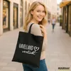 Huuraa Jutebeutel Havelland verliebt 10 Liter Black Produktbild-Vorschau 2