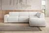AX LIVING Canapé forme L Didim Blanc - 292 cm, élégant & Voir les images du produit 2