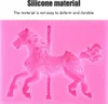 Silikonform 3D Karussellpferd Schokoladenform Produktbild-Vorschau 5